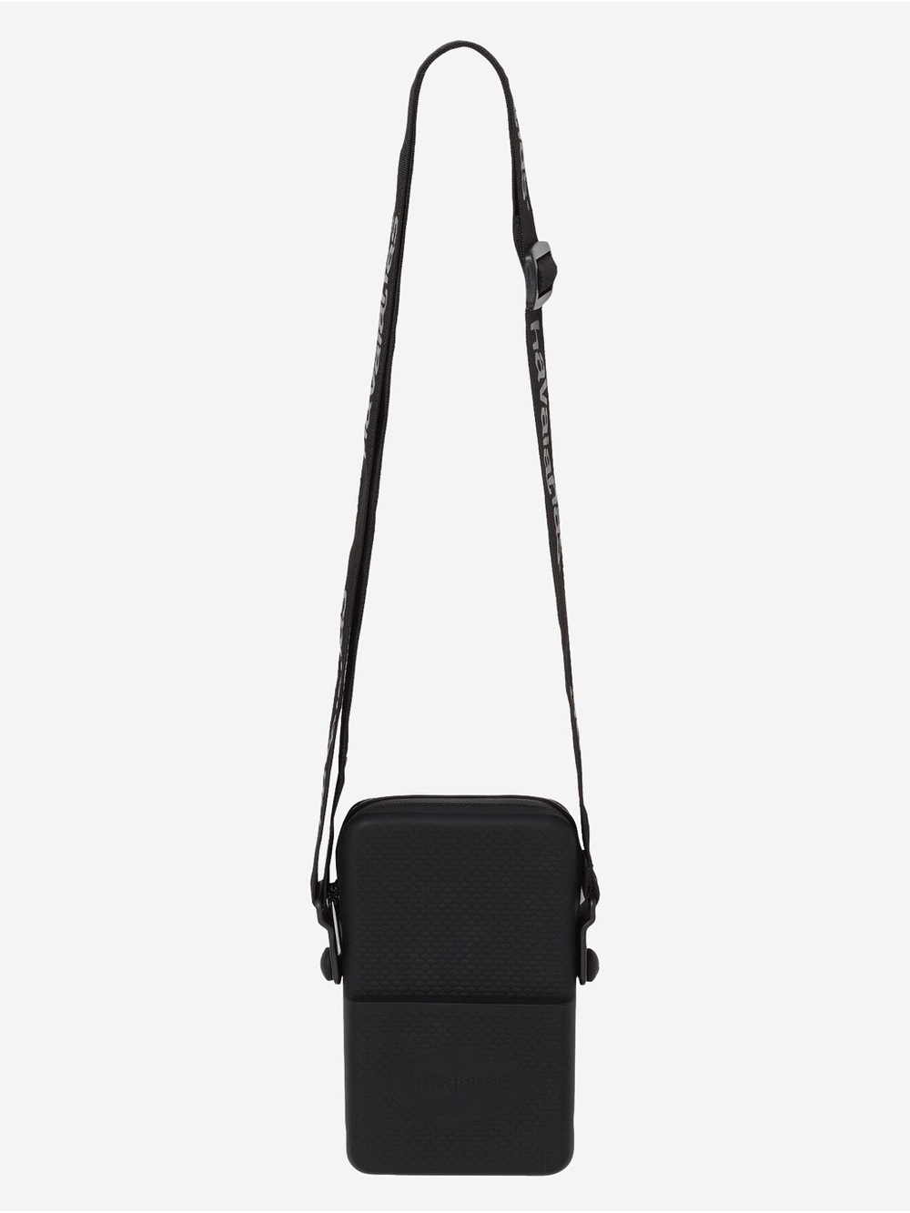 Havianas Street Bag Black Silicone Crossbody Phone Bag Travel Organizer - Picture 3 of 6